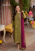 Dhanak 3PC Embroidered With Chiffon Embroidered Dupatta-V243
